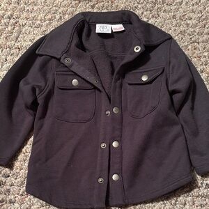 Zara Kids Dark Gray Jean Jacket